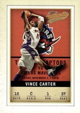2001-02 Fleer Authentix #1 Vince Carter
