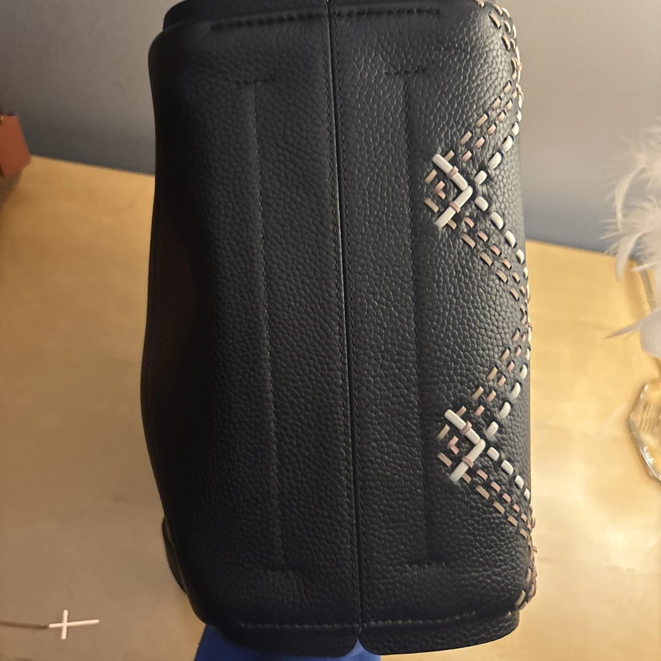 💙🌼KATE SPADE Bolsa Tote/Crossbody de Couro Média KNOTT ~ RARA - Imagem 3 de 4