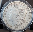 1883-S Morgan Silver Dollar.  Lower Mintage Good Date. Nice Problem Free Coin.