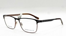 NEW PERRY ELLIS PE 408-1 BLACK/BROWN AUTHENTIC EYEGLASSES 55-16