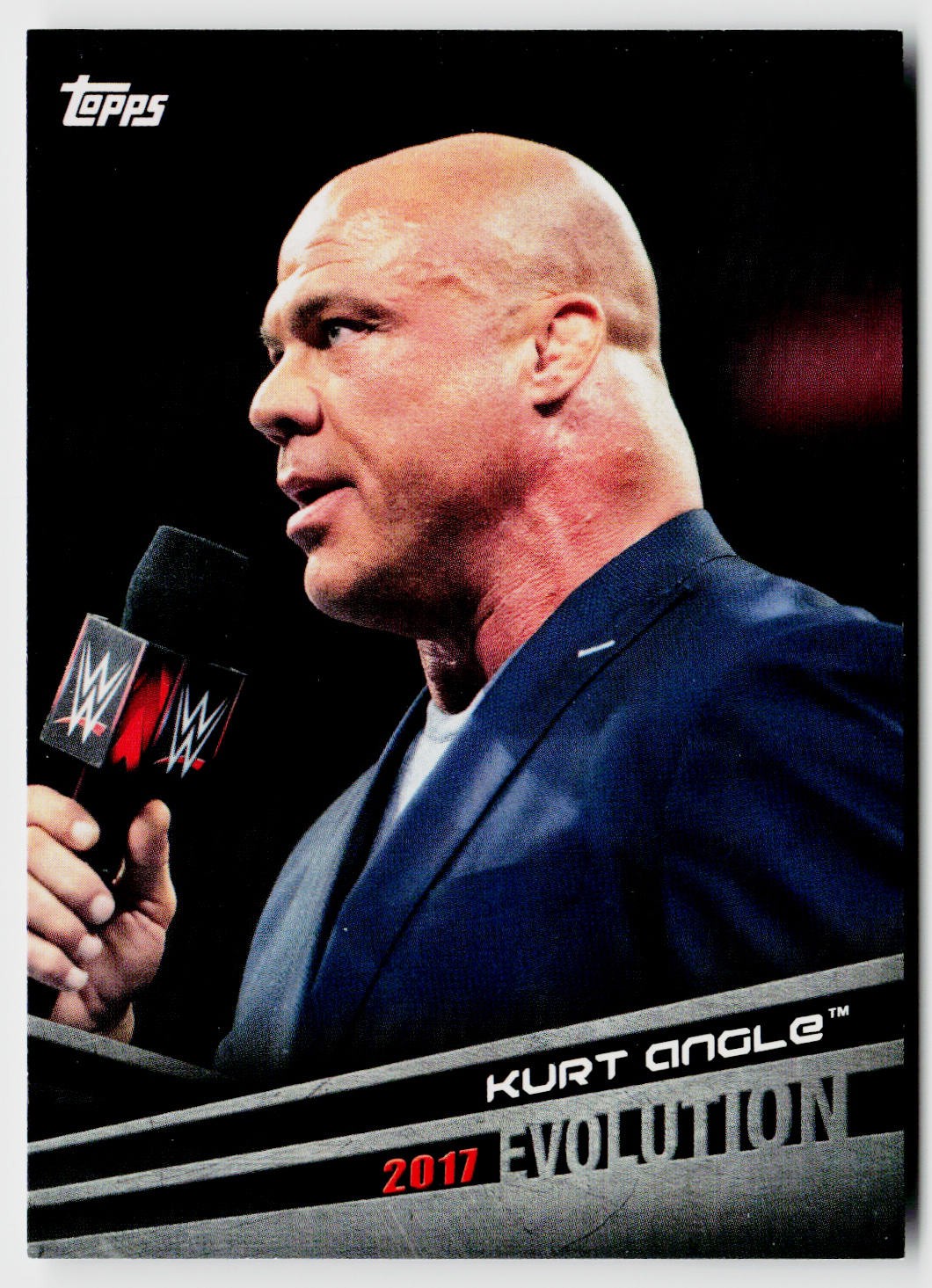 2018 Topps WWE #E-31 Kurt Angle Evolution