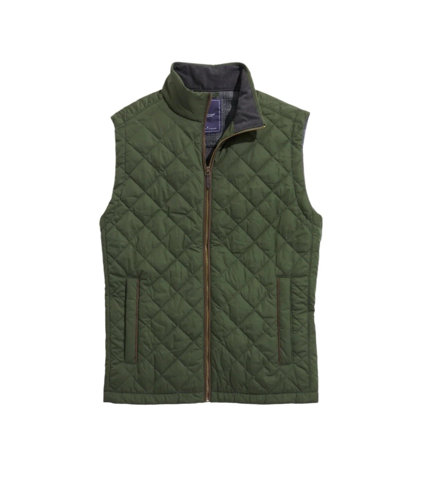 Vineyard Vines Men's Green Dorset Quilted Vest Size Large
