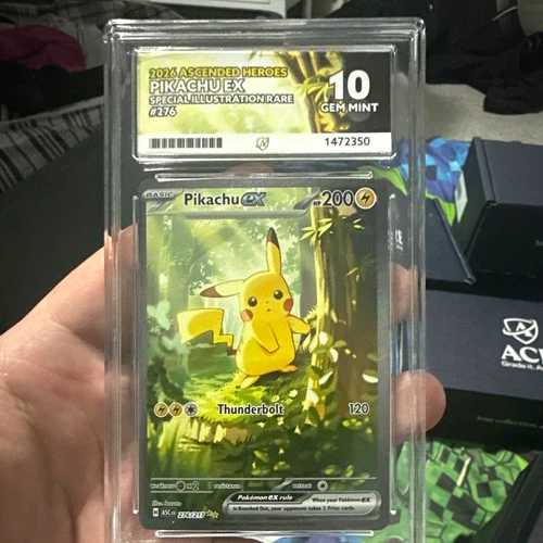 Pokémon TCG Pikachu ex Ascended Heroes SIR 276/217 2026 ACE 10