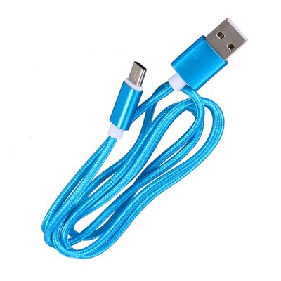 Nylon Fast Charging USB Type C Cable for Phone Connection