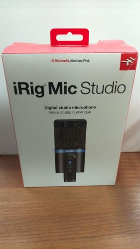 IK Multimedia iRig Mic Studio, Portable Large-Diaphragm Digital