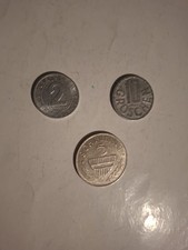 5 shillings 1979, 10 dimes 1952 and 2 dimes 1950
