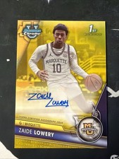 2024 Bowman Chrome Zaide Lowery 1st Bowman Auto Yellow /75