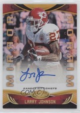 2019 Certified Signatures Mirror Gold 14/25 Larry Johnson #MI-LJ Auto 0c6