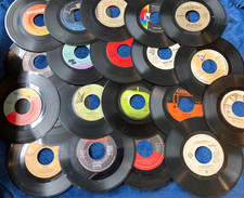 Lot of 50 different Jukebox Record Lot of 45 RPM 7" Vinyl Records G to VG