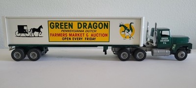 Winross Diecast Truck Green Dragon Farmers Market Ephrata PA 1/64 Tractor Traile