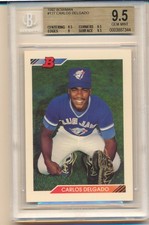 1992 Bowman Carlos Delgado (RC) (#127) (Sub grades of 1-9/3-9.5's) BGS9.5 BGS