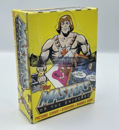 Vintage Mattel MOTU Topps He Man Trading Cards 1984 Box Only RARE