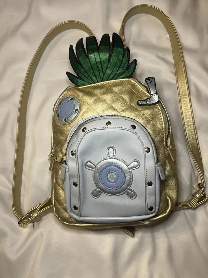 Mini Mochila Nickelodeon Bob Esponja Pantalones Cuadrados Piña Bajo el Mar Foto 3 de 4