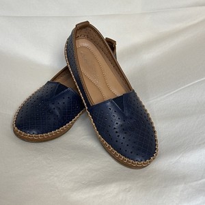 Patricia Pavri Navy Blue Slip-On Shoes Size 7