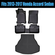 For 2013 2014 2015 2016 2017 Honda Accord Sedan Tpe Floor Matstrunk Cargo Liner