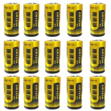 15PCS CR123A 3.0V Battery 1300mAh Non-Rechargeable Battery for Alarm System NEW