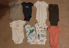 Babyboy Carters bodysuits clothes newborn 8 p...