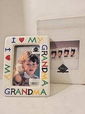 1990s "I LOVE MY GRANDMA" Photo Frame New In Box 3.5" 5"