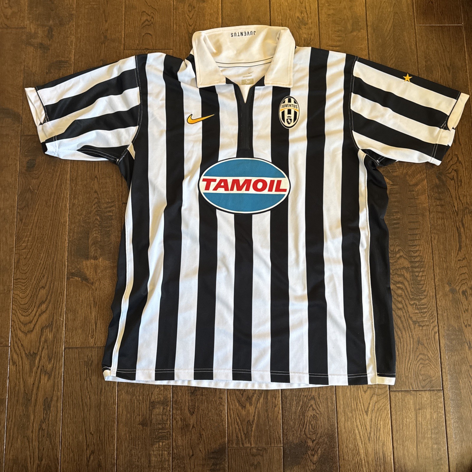 Vintage Nike Juventus Home Soccer Jersey XL Tamoil Sphere Dry Italy
