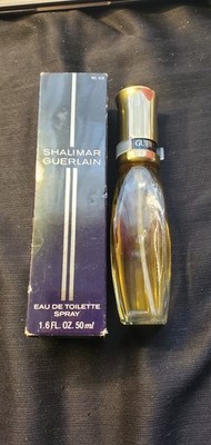 Vintage Guerlain SHALIMAR Eau de Toilette Spray #410 1.6fl oz 50ml Read Descript