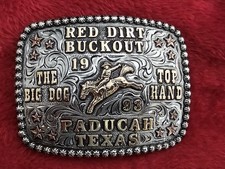 Rodeo X Treme Bronc Riding  RARE  1993  CHAMPION TROPHY BUCKLE  Paducah Texas  799