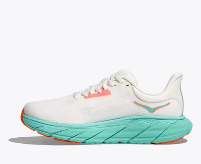 HOKA ONE ONE Arahi 7 Mens Size 13 White/Blue Running Shoes Sneakers NEW