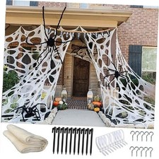 Beef Netting 2lb Giant Spider Web, 950sqft Halloween Decor 950 Sqft