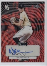 2023 Leaf Metal Perfect Game Marble Red Foil 1/1 Nic Abraham #MA-NA1 Auto 0j81