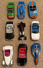 Hot Wheels Matchbox Diecast 1:64 Car Lot of 9 from the 1980  s  1990  s