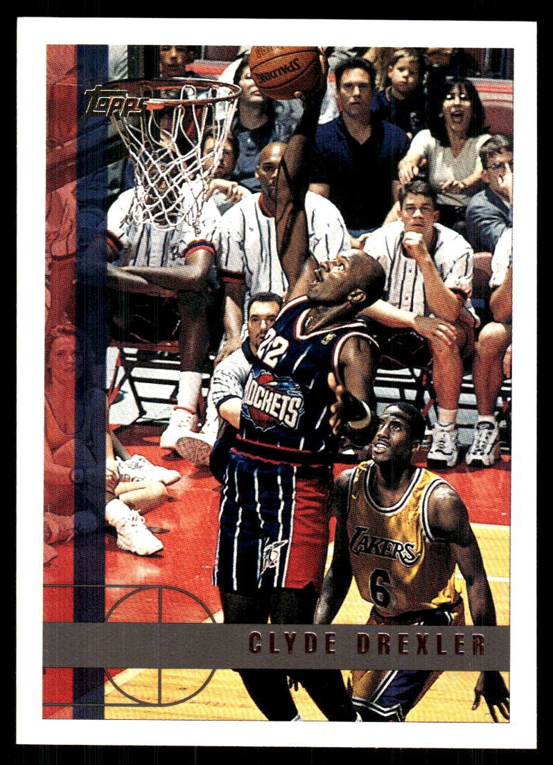 Clyde Drexler 1997-98 Topps #71 Rockets FREE SHIPPING StackedPacks