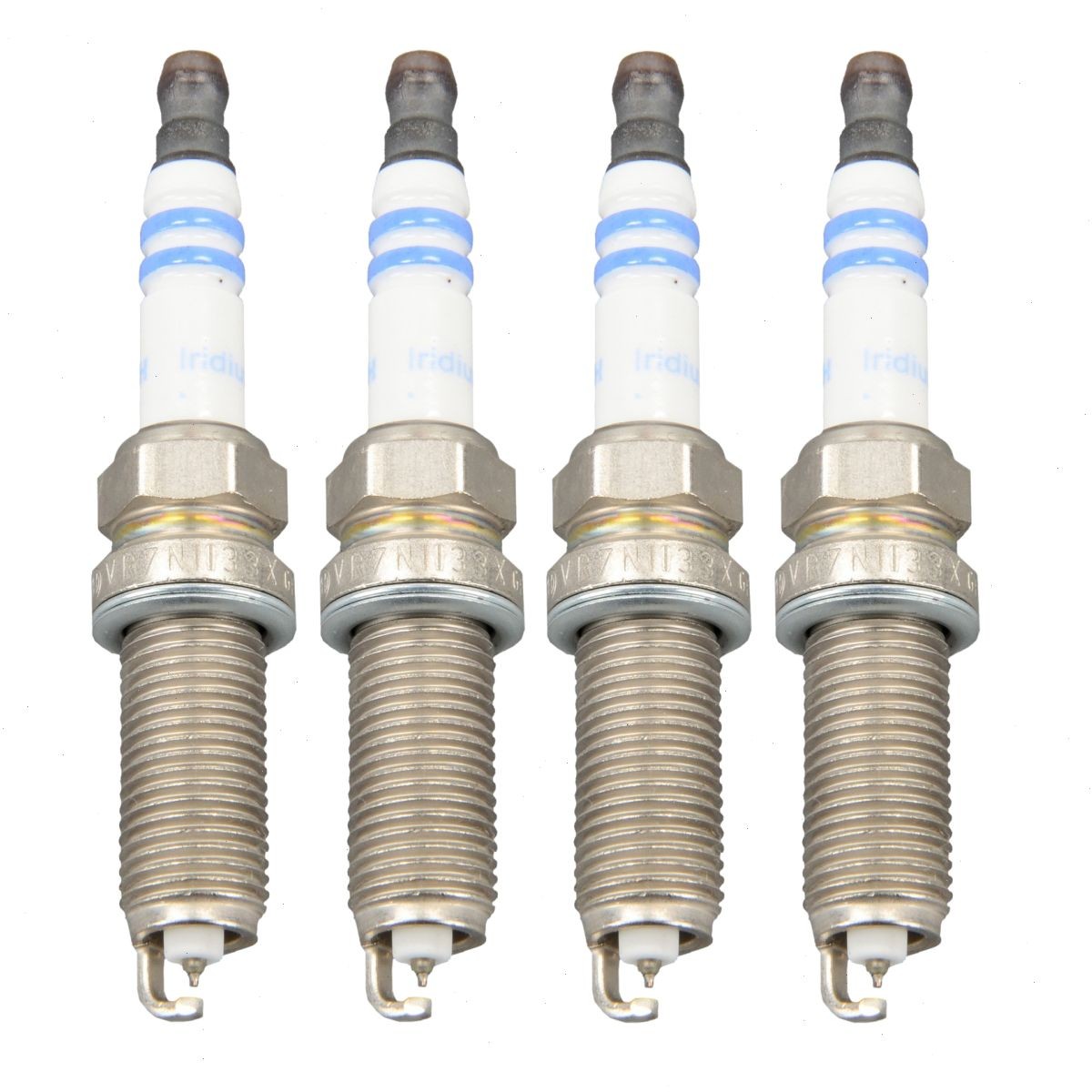 4 pc Bosch Double Iridium Spark Plugs for 2020 Nissan NV200 2.0L L4 Ignition gr