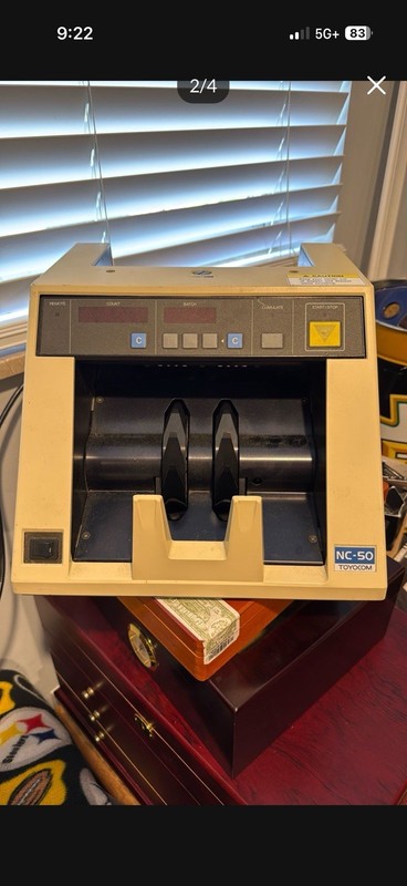 NC 50 Toyocom Money Counter Used  Working