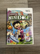 Carnival Games: Mini-Golf Nintendo Wii - 2008 2K Play Video Game CIB Complete