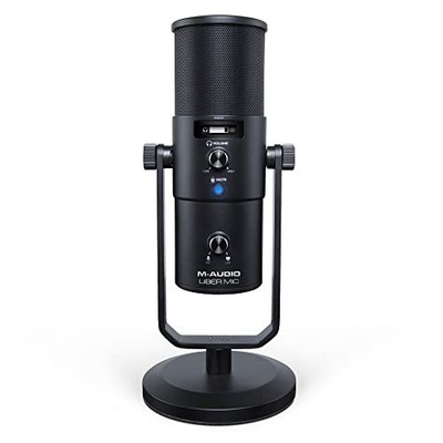 M-Audio Uber Mic | Professionelles USB-Mikrofon mit umschaltbaren Polarmustern