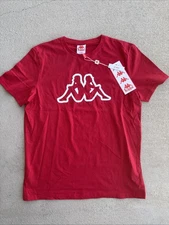 Kappa Short Sleeve T-Shirt, Red, Brand New With Tags, size large, Slim Fit