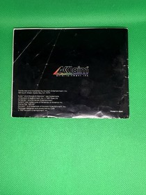 WIZARDS & WARRIORS gioco Nintendo NES originale 1987 libretto manuale **SOLO**