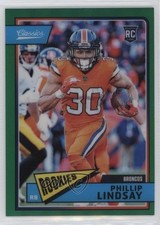 2018 Panini Honors Classics Update Rookies Green /75 Phillip Lindsay #309 1u6