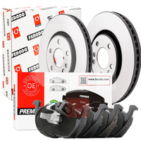 Kit Scheiben Und BremsbeläGe Vorne Ferodo FüR VW Golf 5 Golf 6 FSI TSI TDI