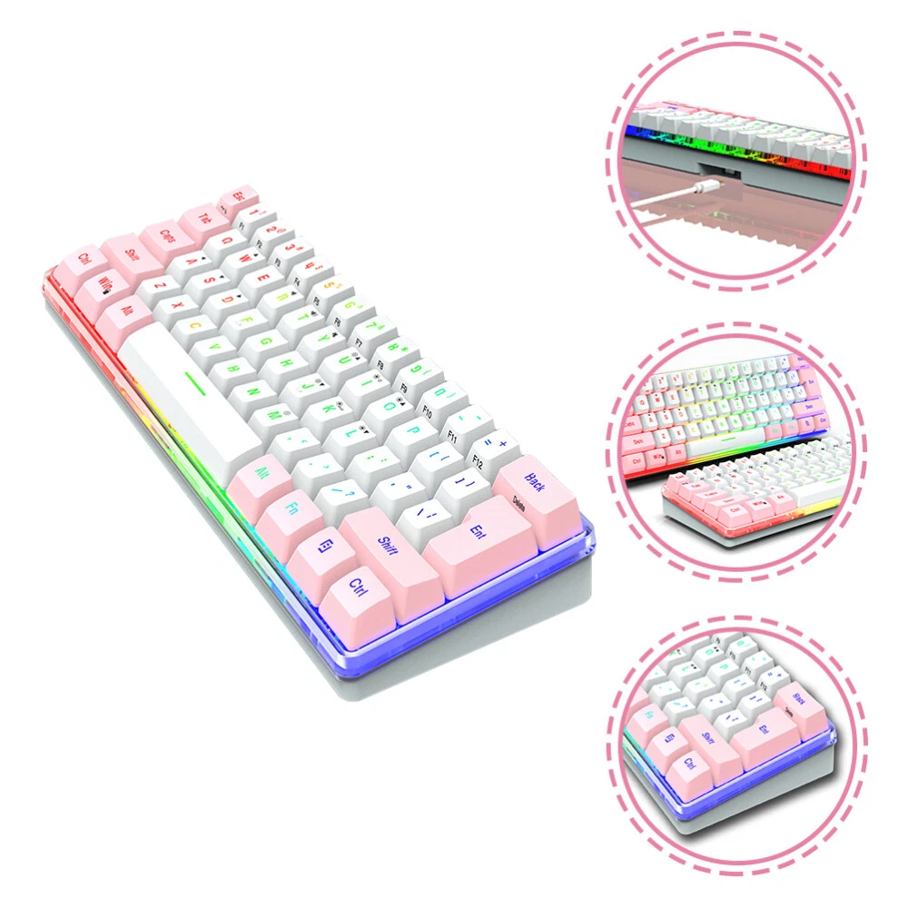 Mechanical Keyboard Gaming Compact 61 Professional Entertainment