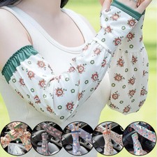 Women Ice Silk Sunscreen Sleeves Sun Protection Arm Covers Anti-UV Arm Sleeves  