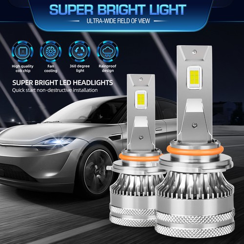 For Toyota Camry 2007-2018 9005 H11 LED Headlights Bulbs High Low Beam White V15 - Bild 5 von 12