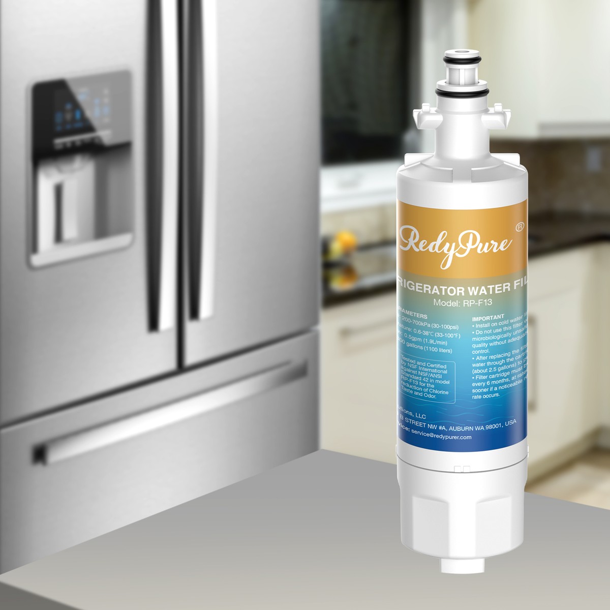 Quixpszto 1-6 Pezzi Di Filtro Purificatore D'Acqua For Frigorifero - Foto 9