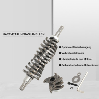 Hartmetall-Fräslamellen für Walzenfräse granite & marble masonry mit 24 Klingen