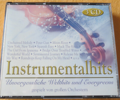 Instrumentalhits - Unvergessliche Welthits und Evergreens  3 CD Box