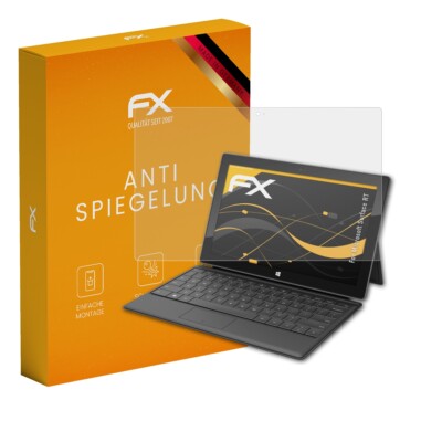 atFoliX 2x Displayfolie für Microsoft Surface RT Schutzfolie matt&stoßfest Folie