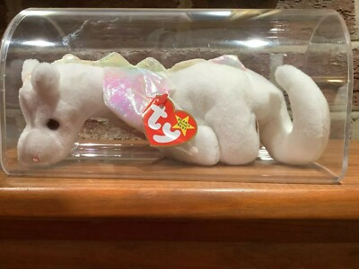 TY Beanie Baby 'Puff The The Dragon - RARE/ MINT W/ + TAGS