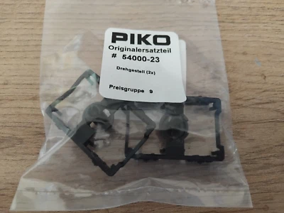Piko HO 54000/23 – Bogies wagons x2 noirs – Accessoire Remplacement HO - Photo 1/2