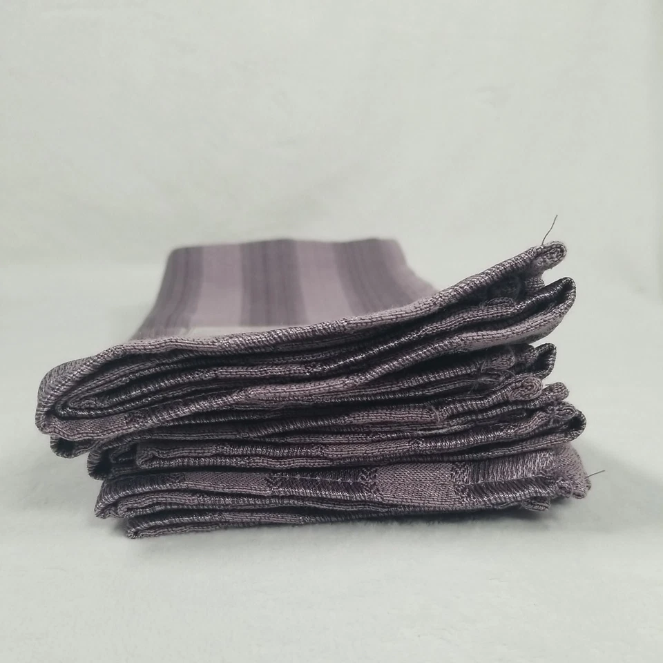 Дамаск полоски ужин салфетки фиолетовый полоски 20 «x 20» набор из 5 - Изображение 4 из 4