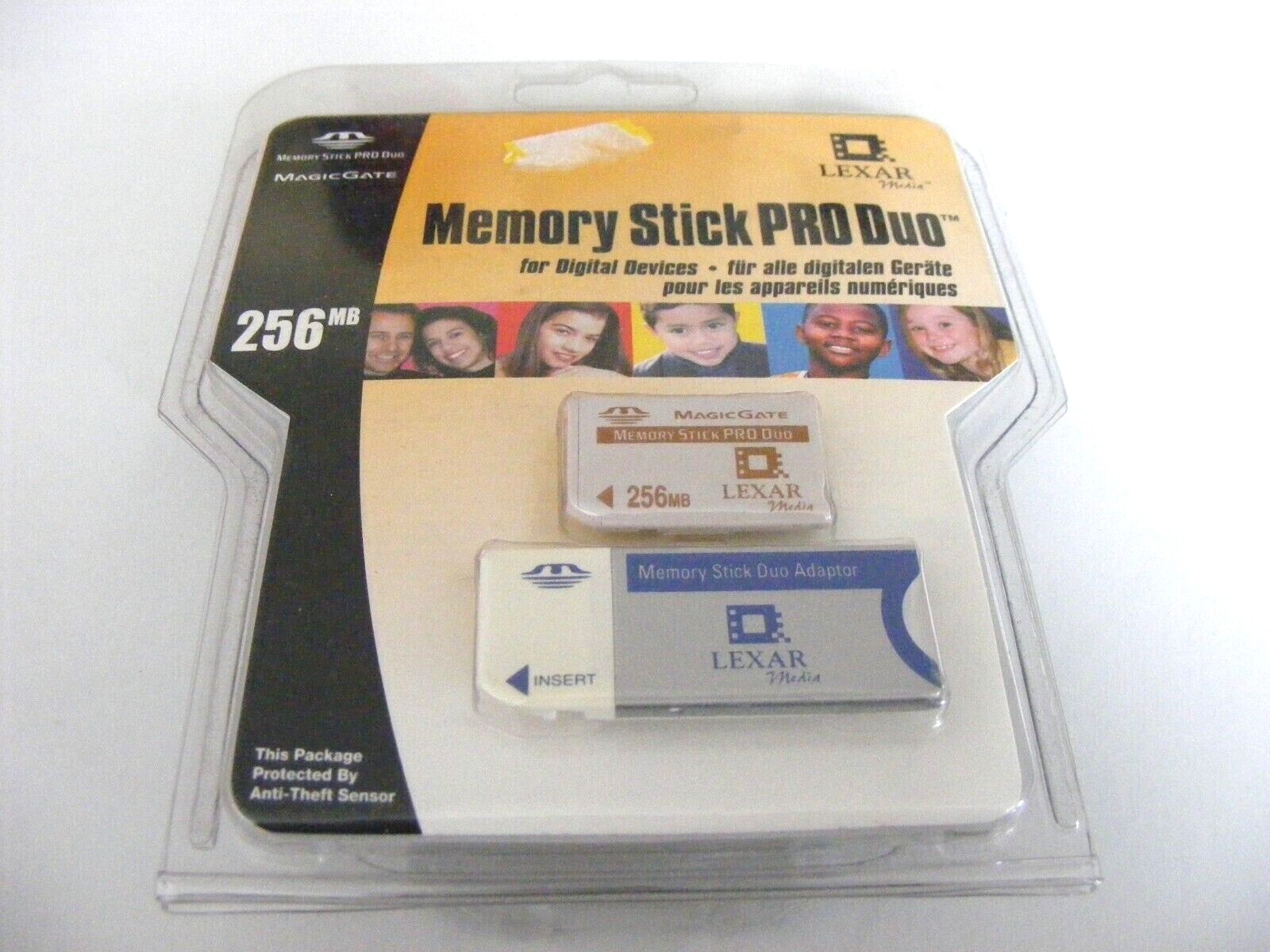 256MB Memory Stick PRO Duo Card ( 256 MB PRO Duo Karte ) + Adapter