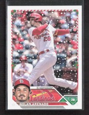 2023 Topps Holiday #H170 Nolan Arenado Candy Bat Knob Variation SP
